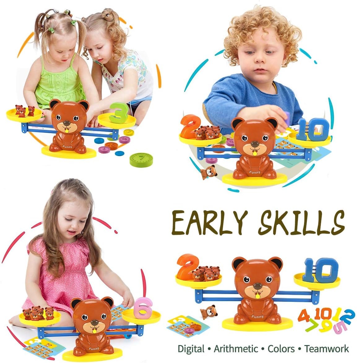 Bear Balance Mathematics Learning Game - 006
