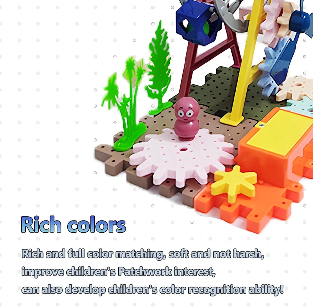 Electric Ferris Wheel Gear Blocks 46 pieces - 04A