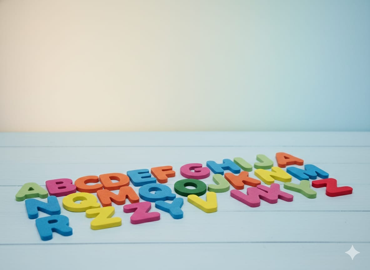 Wooden Alphabet and Number Learning Preschooler - 395