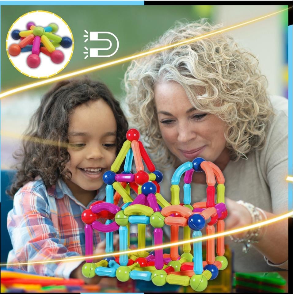 DIY Fun Pop Magnetic Sticks Building Puzzle - 420