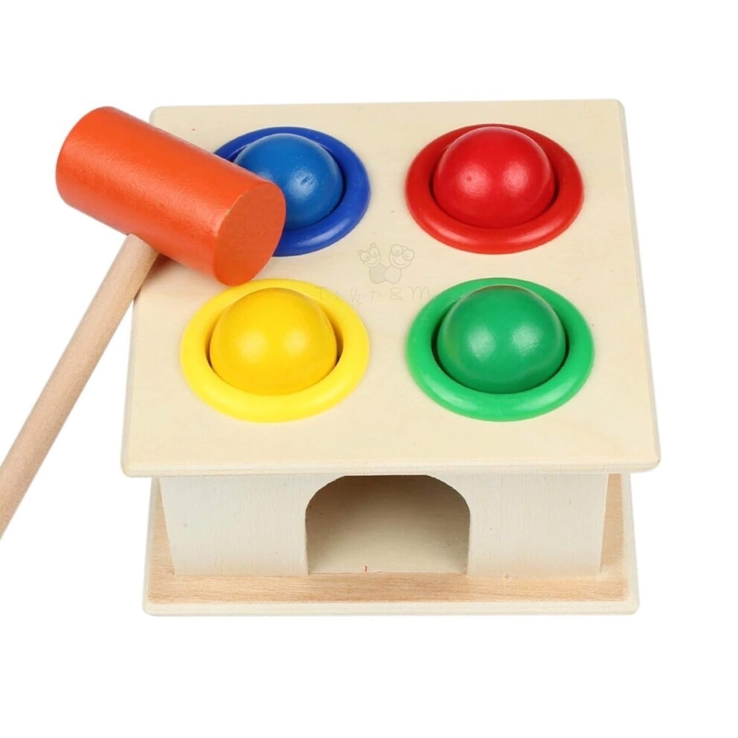 Small Colorful Knock The Ball Hammering for Toddlers - 313