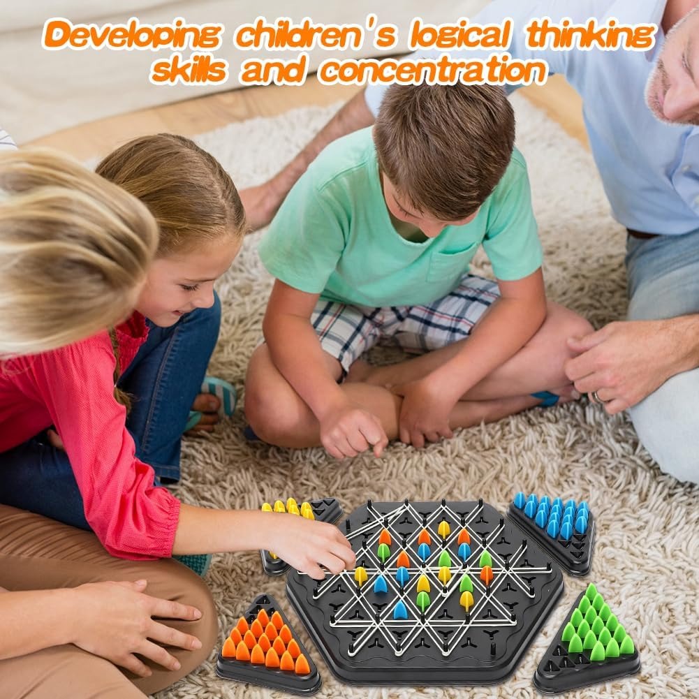 Chain Triangle Mind Chess Strategy Family Game - 360
