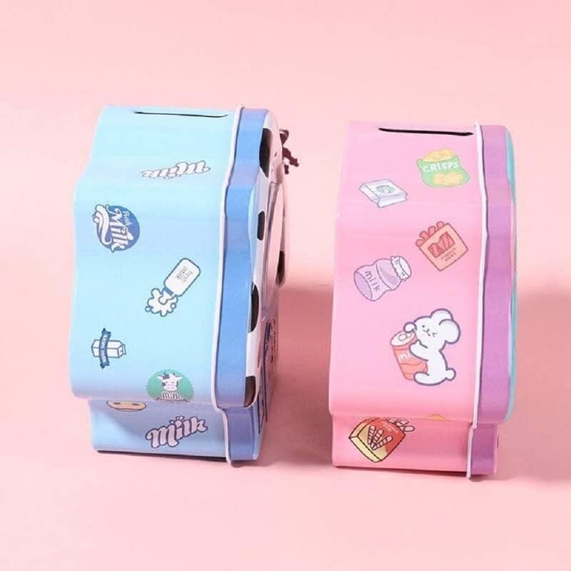 Tin Money House Bank with Clock Random Design - 722 - Default Title - Odeez | Educational Toys Pakistan 