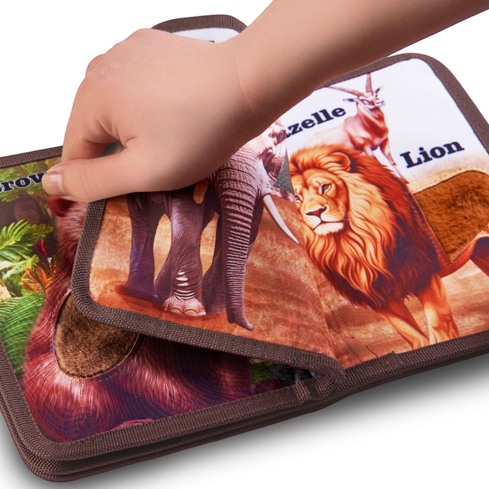 Wild Animals Tactile Touch and Feel Book - 360