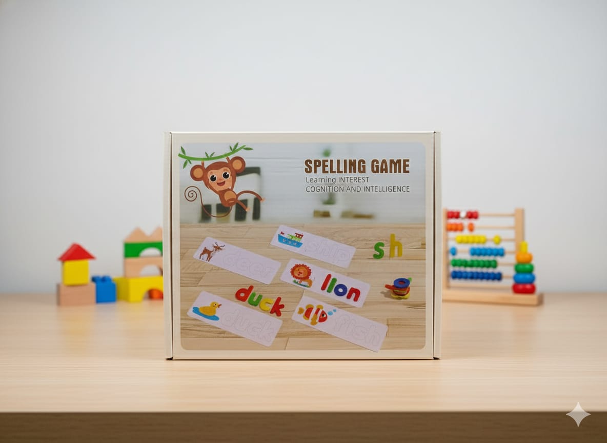 Wooden Cognition Spelling Learning Game - 554