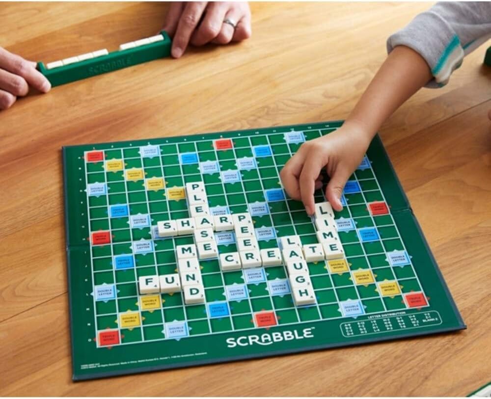 Scrabble Word Family Fun Board Game - 444