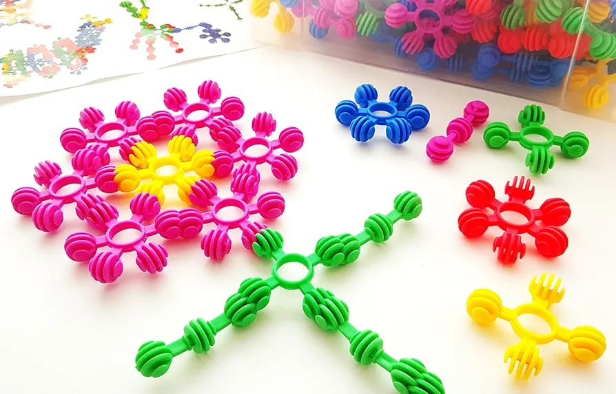 DIY Colorful Star Flex Interlocking Building Blocks - 281