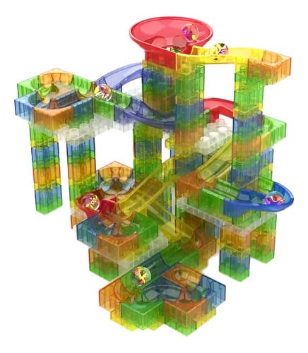 DIY Track Maze Roll the Ball Bricks 248 pieces - 04T