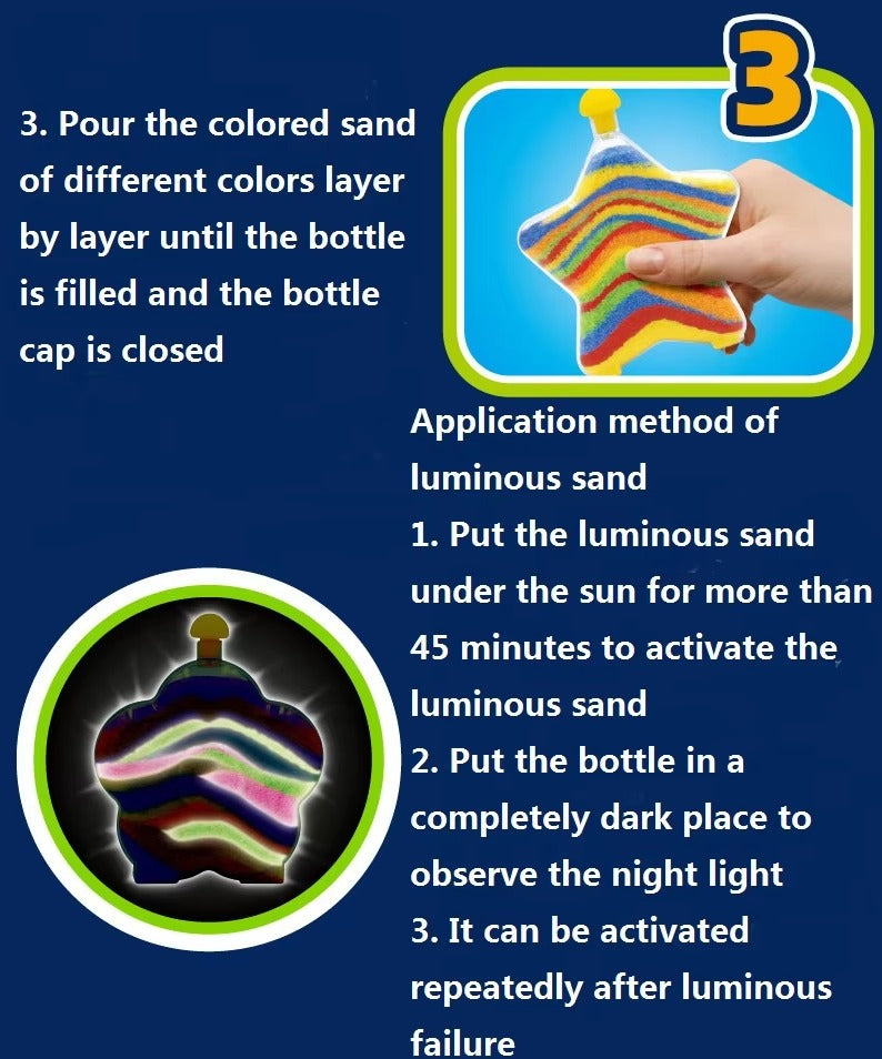 Glitter & Glow Space Sand Art Creative Kit - 4 Designs - Default Title - Odeez | Educational Toys Pakistan 