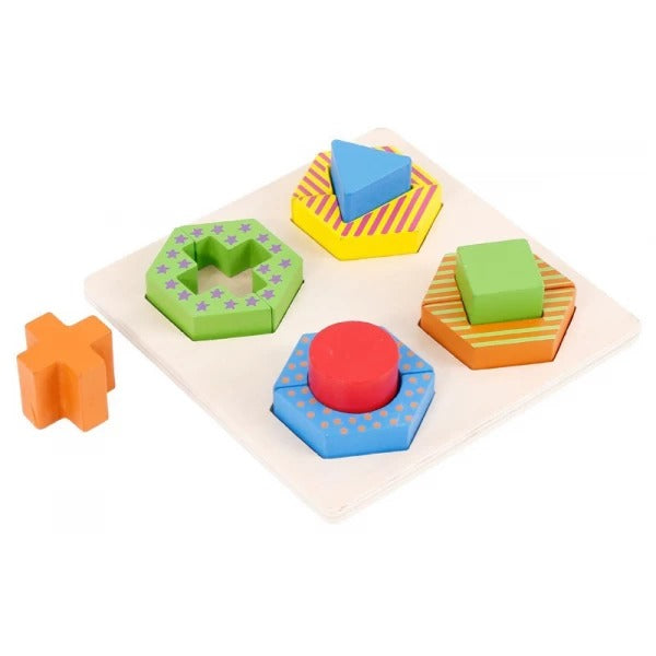 Wooden Early Education Shape Puzzle - 619