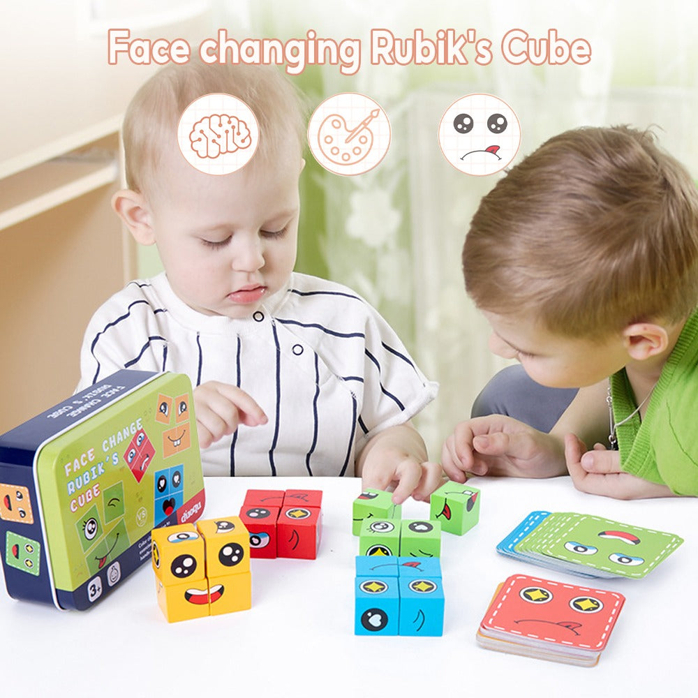 Face Change Rubik's Cube Challenge Multiplayer - 989 - Default Title - Odeez | Educational Toys Pakistan 