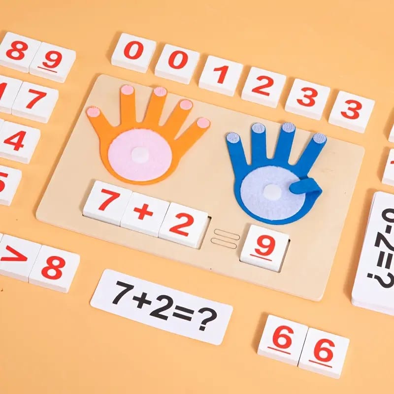 Finger Arithmetic Operation Wooden Math Kit - 826