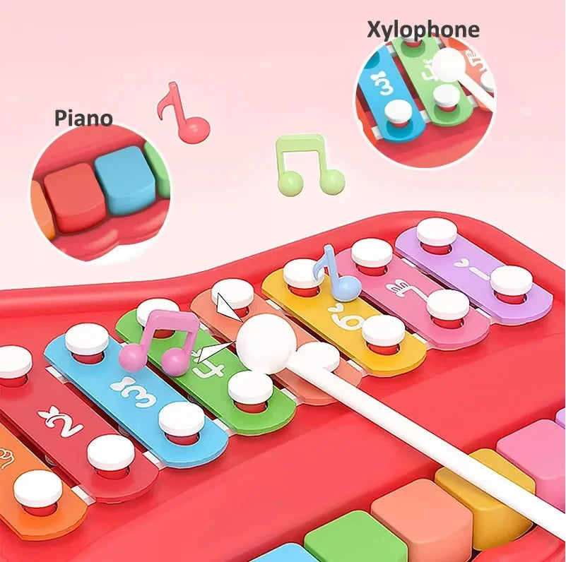 Huanger Musical Xylophone and Piano 8 Keys - 002
