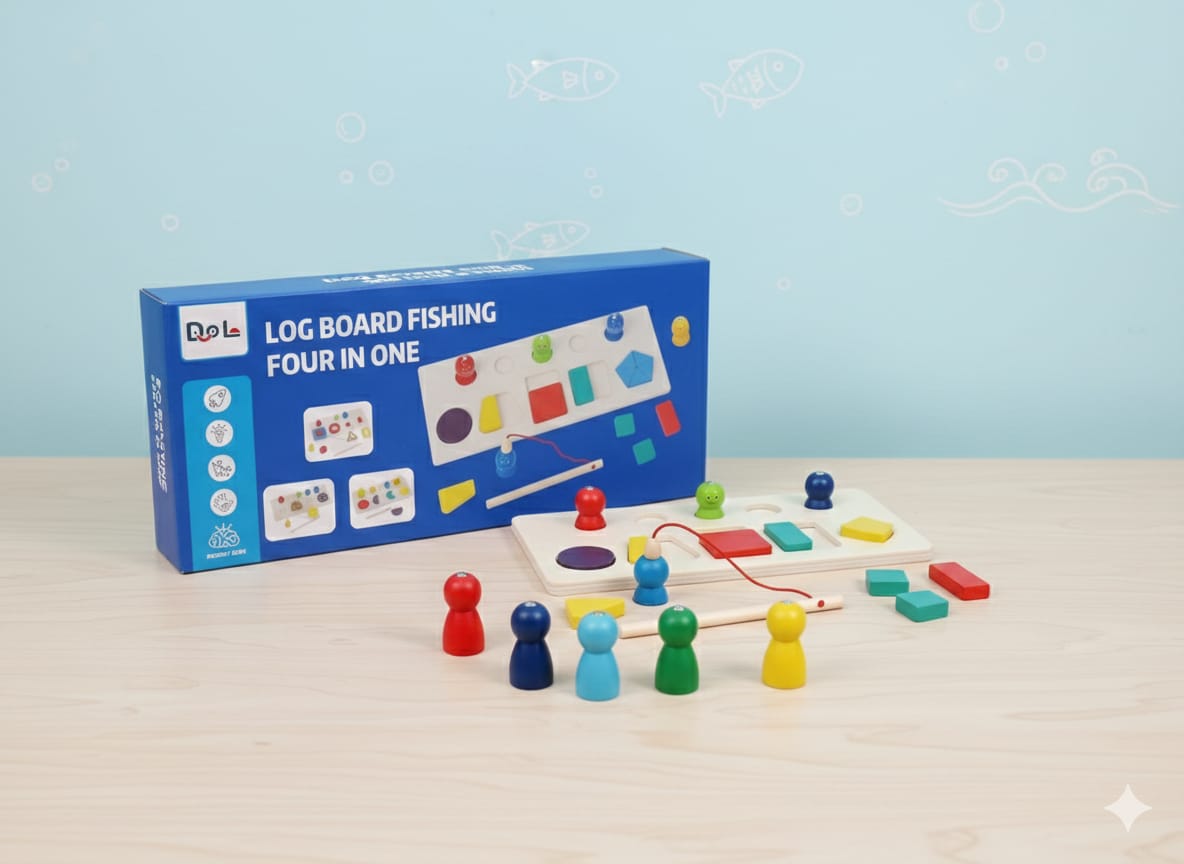 4in1 Shape Log Board Fishing - 555