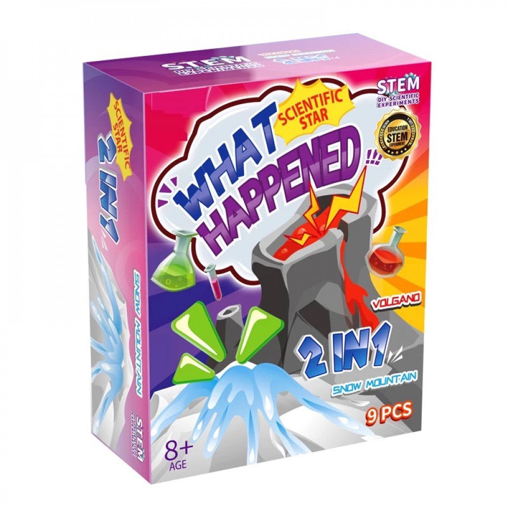 STEM 2in1 Volcano and Snow Mountain Science Kit - 27A - Default Title - Odeez | Educational Toys Pakistan 