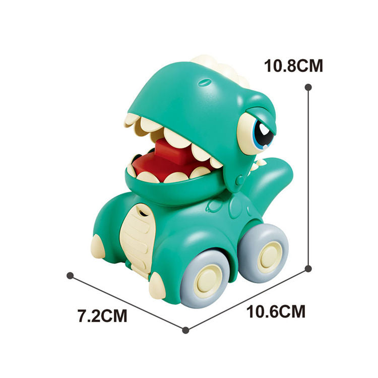 Mini Cute Dinosaur Press Car Random Colors 1 piece - 269