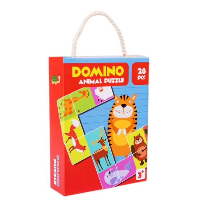 Domino Animal Puzzle 28 pieces - 667 - Default Title - Odeez | Educational Toys Pakistan 