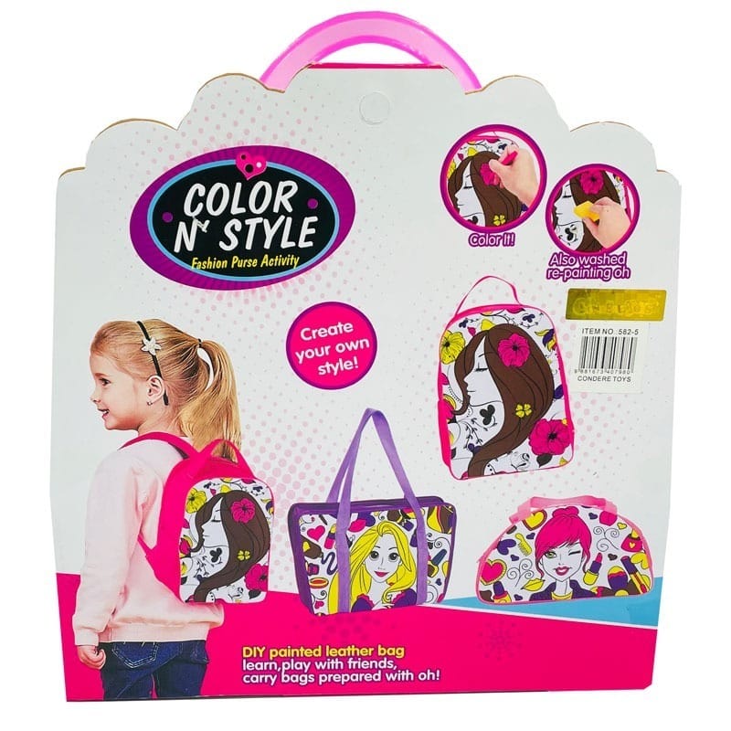DIY Color N' Style Creative Bagpack Coloring Activity - 145