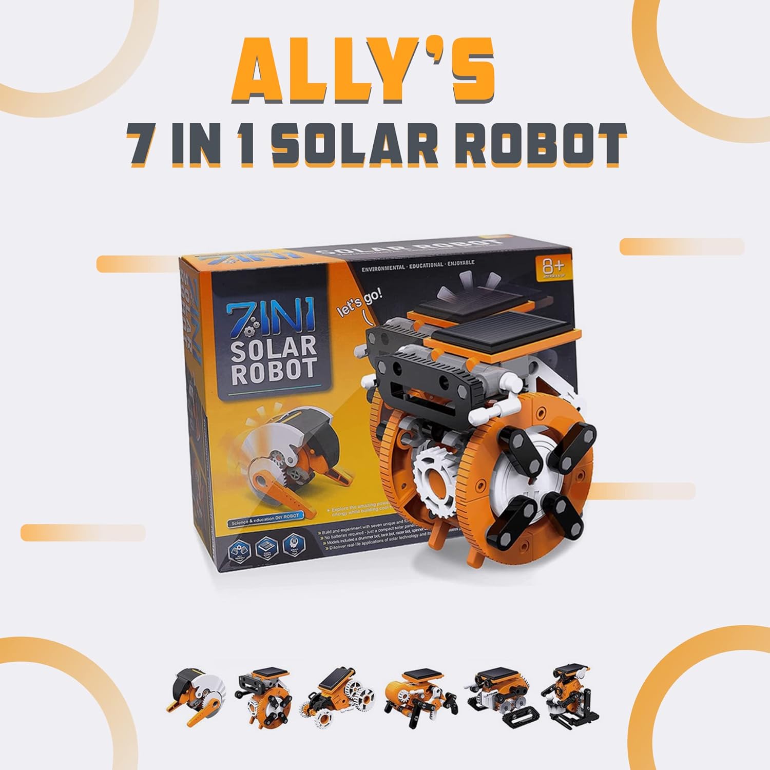 7in1 STEM Solar Power Robot Experiment Kit - 501