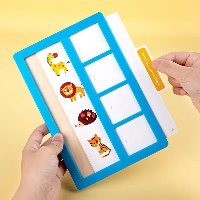 Early Education 3in1 Digital Link Wooden Animal Theme - 059