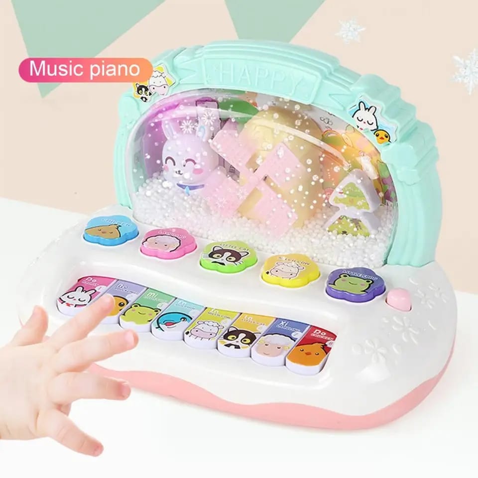 Glow Snowflake Animal Baby Piano kit - 349 - Default Title - Odeez | Educational Toys Pakistan 
