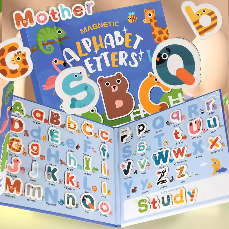 Study Letter and Spelling Magnetic Board Book - 573 - Default Title - Odeez | Educational Toys Pakistan 