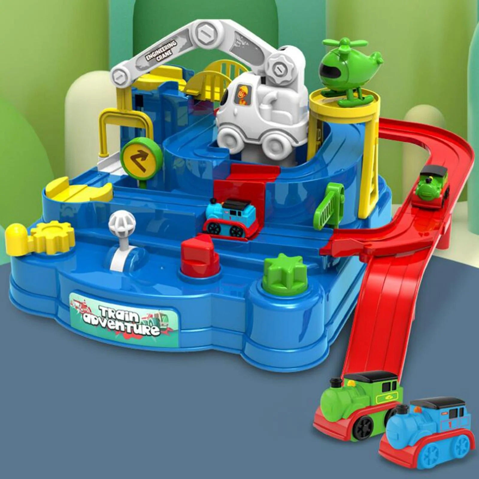 Train Adventure Race Track Play Set - 01A - Default Title - Odeez | Educational Toys Pakistan 
