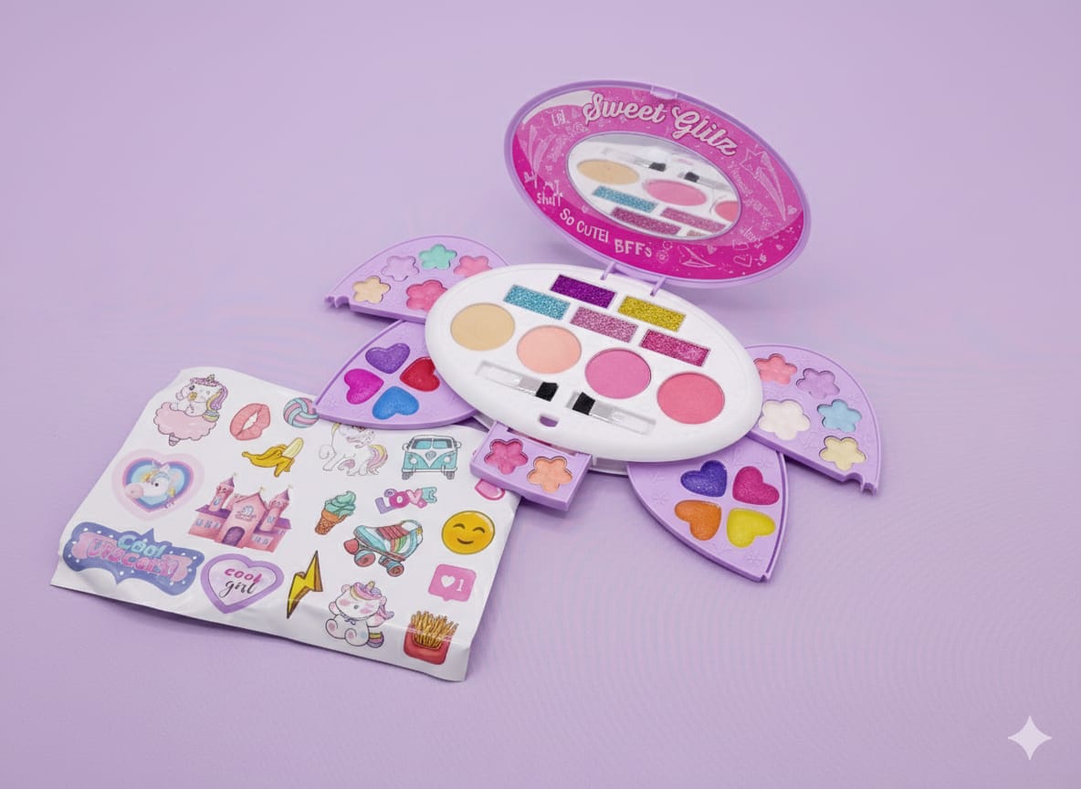 Pretty Unicorn Make up Set for Girls Oval - 19I