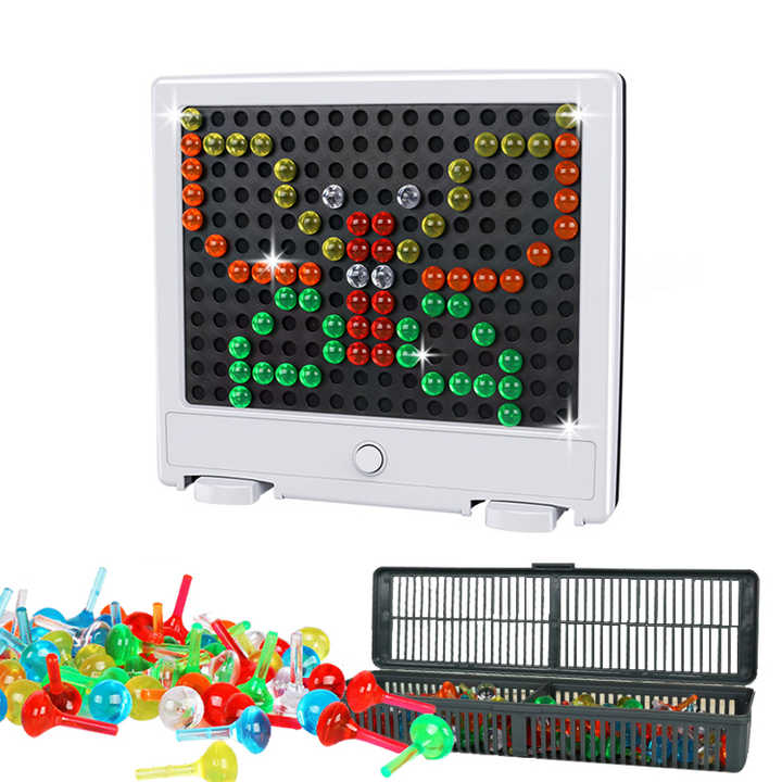 Glow the Light Peg Board Bead Kit - 111 - Default Title - Odeez | Educational Toys Pakistan 