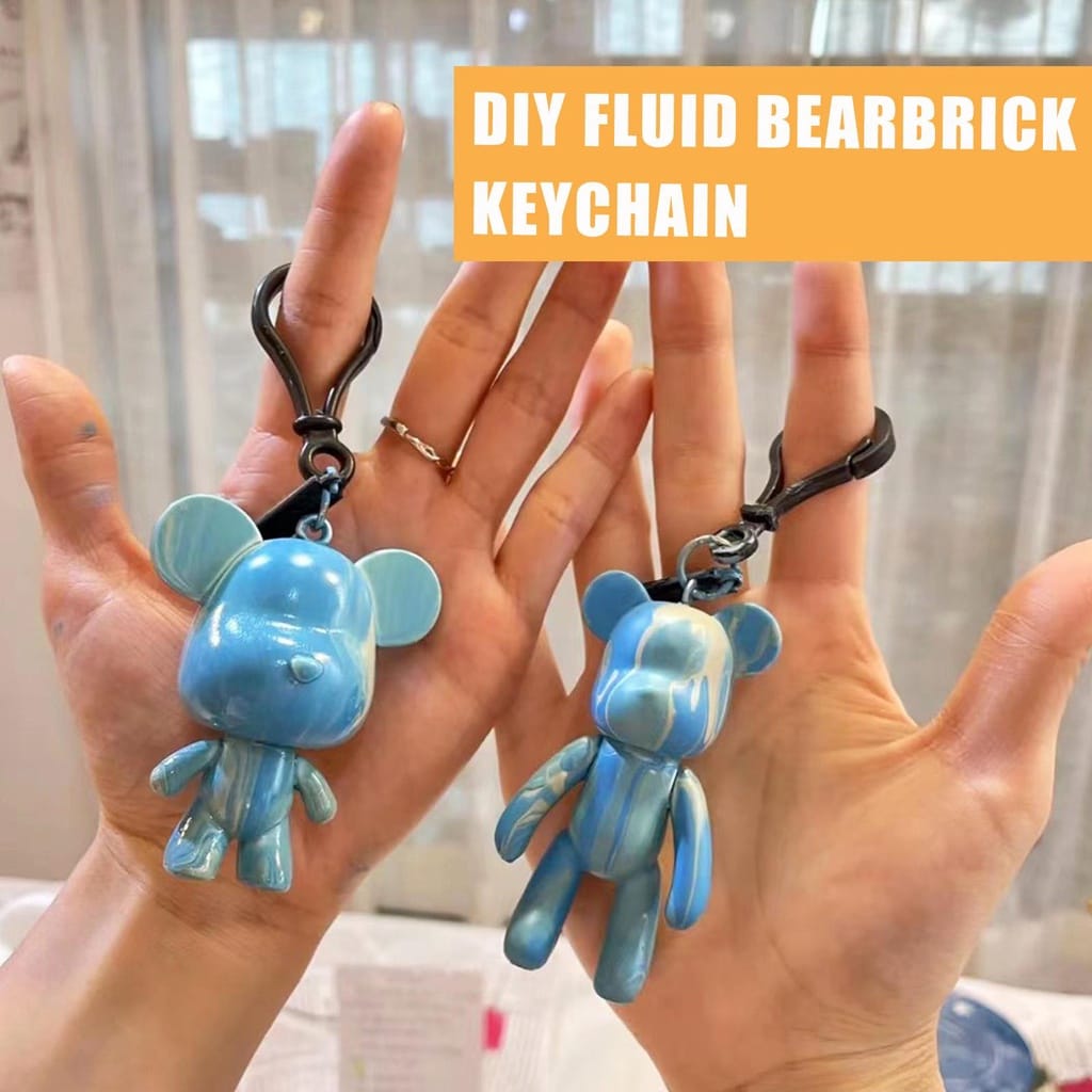 DIY Painting Bear Colors Brush Set - 4 Colors - Default Title - Odeez | Educational Toys Pakistan 