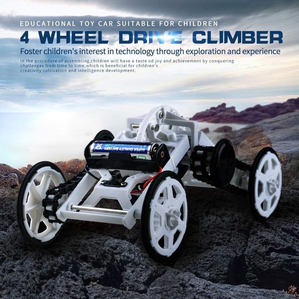 DIY 4WD Climber Assembly Kit Circuit Building Off-Road Car - 005 - Default Title - Odeez | Educational Toys Pakistan 