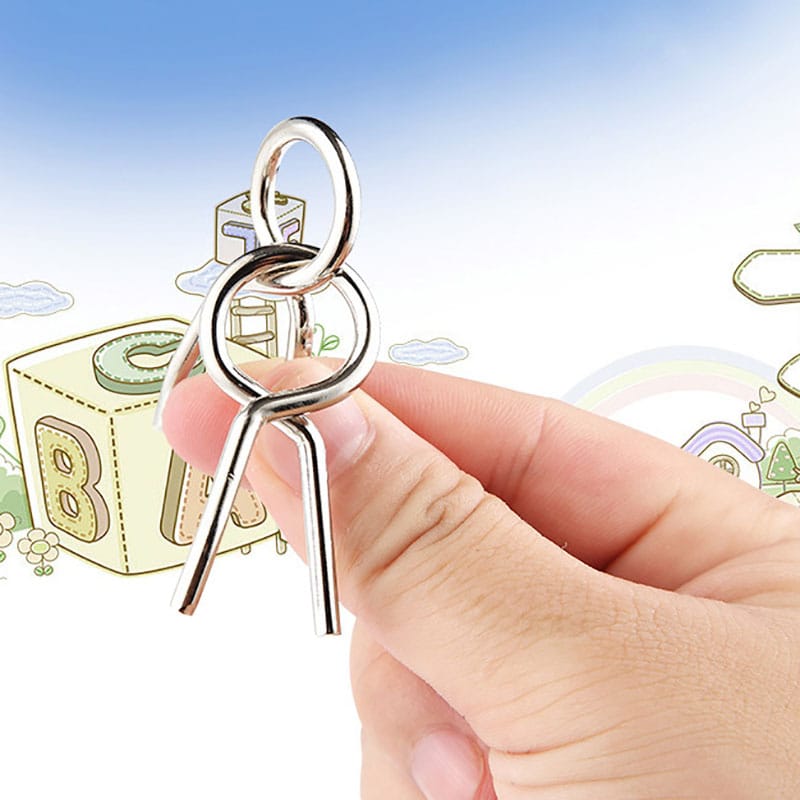 4 in 1 IQ Stress Relief Metal Puzzle Kit - 074 - Default Title - Odeez | Educational Toys Pakistan 