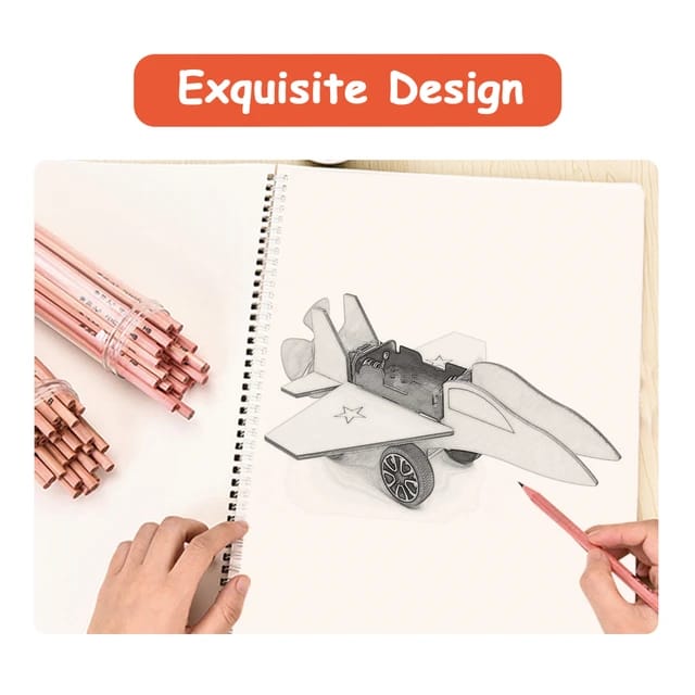 DIY STEM Electric Aircarft Jet Wooden Experiment Kit - 575 - Default Title - Odeez | Educational Toys Pakistan 