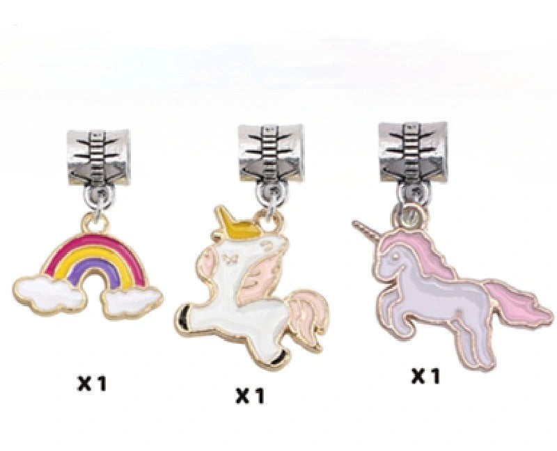 DIY Beads Unicorn Bracelet Kit 180 Pieces - 031 - Default Title - Odeez | Educational Toys Pakistan 