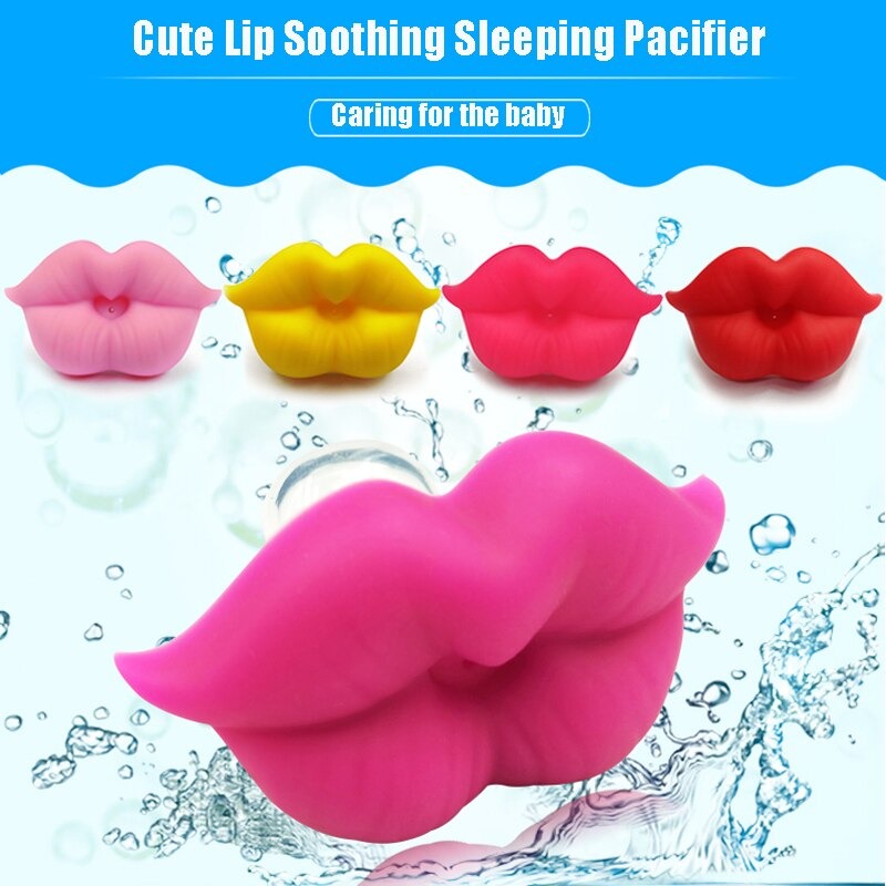 Joyful Baby Lips Mouth Shape Pacifier - 218 - Default Title - Odeez | Educational Toys Pakistan 