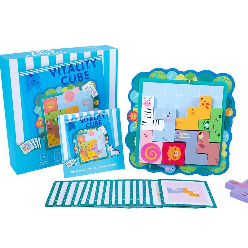 Magnetic Pattern Jigsaw Challenge - 32 Cards - Default Title - Odeez | Educational Toys Pakistan 