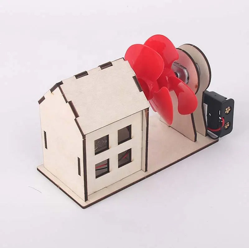 DIY Electric Wind Power Station Science Experiment Kits - 049 - Default Title - Odeez | Educational Toys Pakistan 