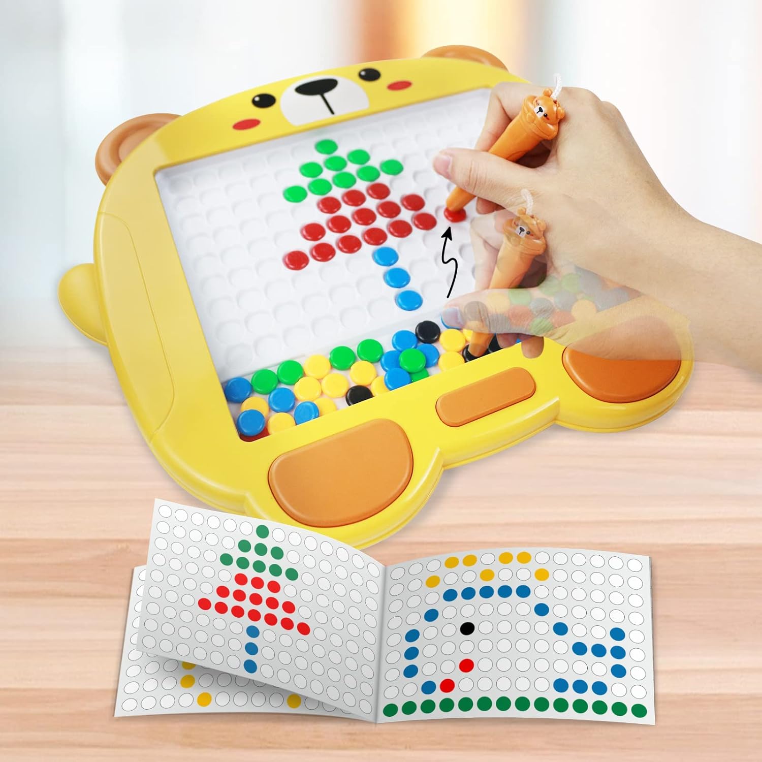 Tiger Magnetic Drawing Bead Tablet - 813 - Default Title - Odeez | Educational Toys Pakistan 