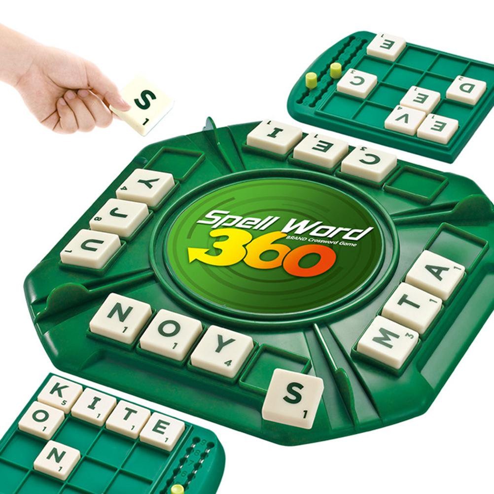 Scrabble 360 Word Spell Crossword Game - 520 - Default Title - Odeez | Educational Toys Pakistan 