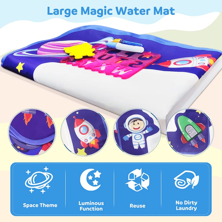Magical Aqua Doodle Canvas Washable Drawing Mat - 682 - Default Title - Odeez | Educational Toys Pakistan 