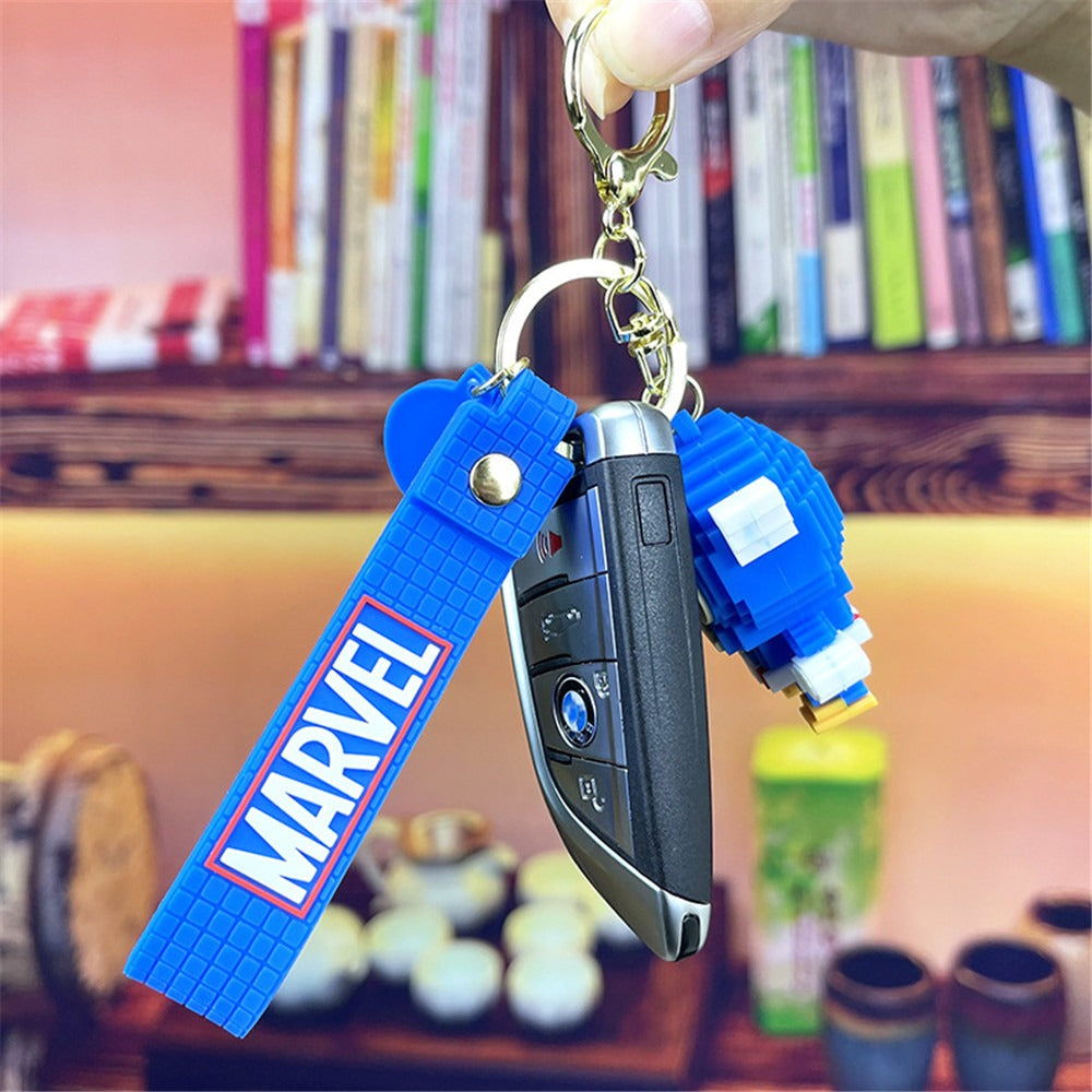 Pixel Marvel Avengers Keychain without Ring - 684 - Default Title - Odeez | Educational Toys Pakistan 