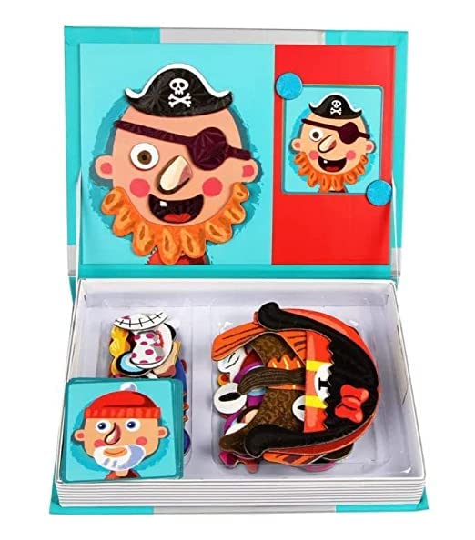 Crazy Face Clown Magnetic Puzzle Book - Default Title - Odeez | Educational Toys Pakistan 