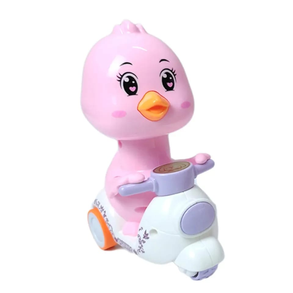 Press & Go Cartoon Chick Motorcycle - 866 - Default Title - Odeez | Educational Toys Pakistan 