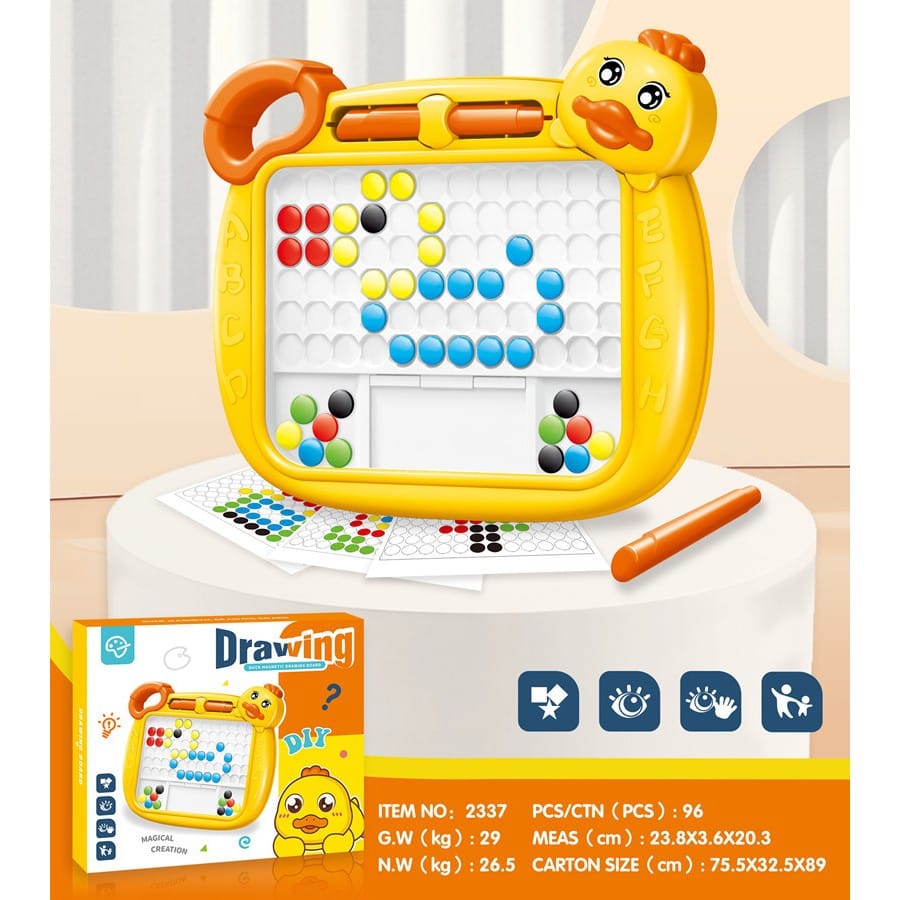 Duck Magnetic Bead Drawing Board - 337 - Default Title - Odeez | Educational Toys Pakistan 