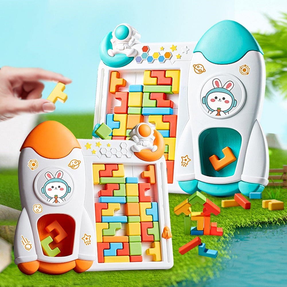 Space Rocket Tetris Table Block Challenge Game - 052 - Default Title - Odeez | Educational Toys Pakistan 