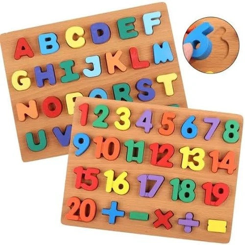 3D Wooden Number Learning Board - 1 to 20 - Default Title - Odeez | Educational Toys Pakistan 