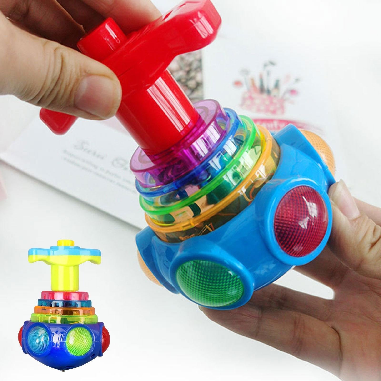 Light & Music UFO Gyro Spinning Top - 19T - Default Title - Odeez | Educational Toys Pakistan 