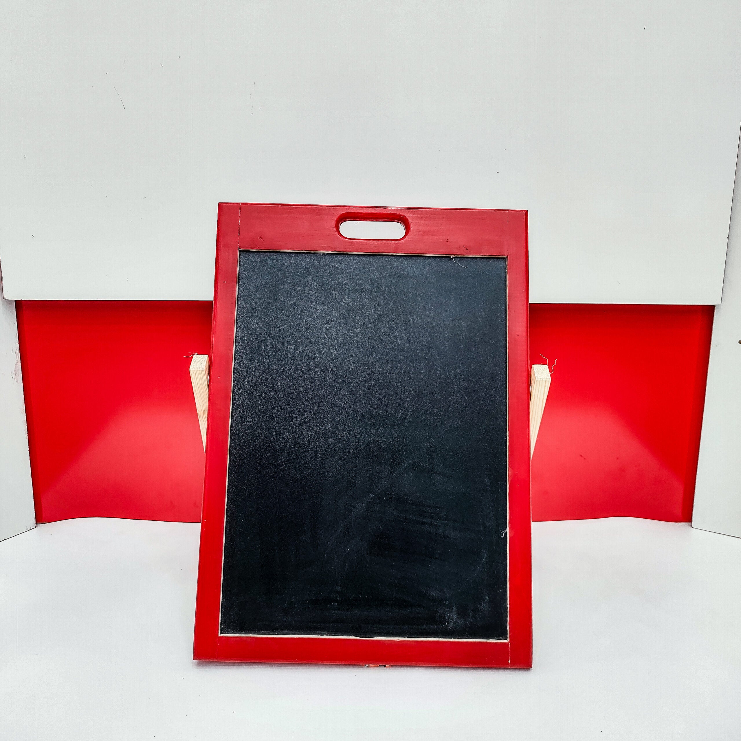 2 in 1 Small Wooden Easel Board For Kids - 008 - Default Title - Odeez | Educational Toys Pakistan 