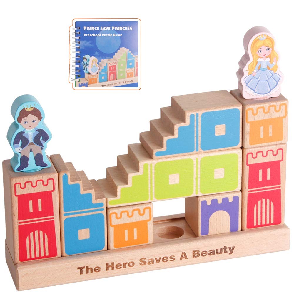 Prince Save The Princess Wooden Brain Teaser Puzzle Game