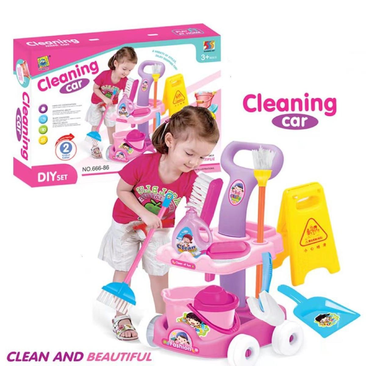 Kids Cleaning Trolley Playset - 687